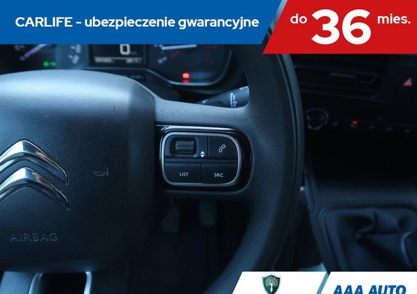 Citroen Berlingo cena 69000 przebieg: 93355, rok produkcji 2018 z Orneta małe 301